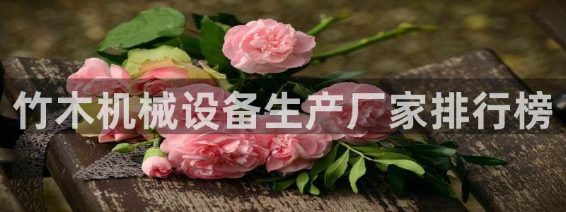 金年会官方入口网站下载：竹木机械设备生产厂家排行榜