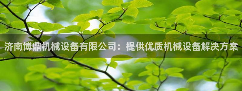 jinnianhui金年会：济南博鼎机械设备有限公司：提供优质机械设备解决方案