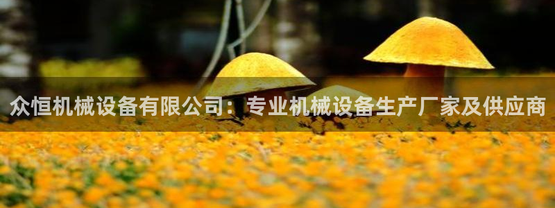 金年会ios版下载：众恒机械设备有限公司：专业机械设备生产厂家及供应商