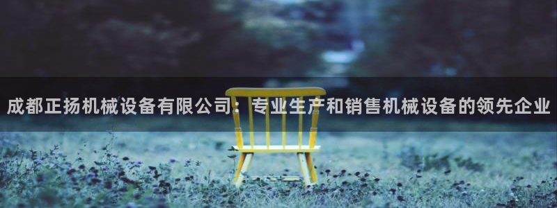 金年会jinnianhui官方在线登录：成都正扬机械设备有限公司：专业生产和销售机械设备的领先企业