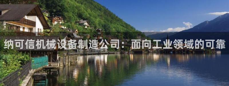 金年会网站拒绝出款说风控部门审核怎么办?：纳可信机械设备制造公司：面向工业领域的可靠