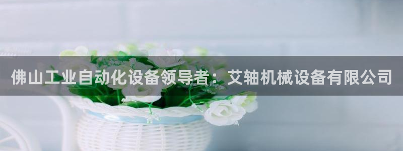 金年会app官网登录：佛山工业自动化设备领导者：艾轴机械设备有限公司