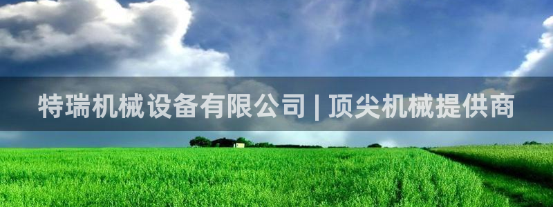 金年会电子游戏app官方入口网站：特瑞机械设备有限公司 | 顶尖机械提供商