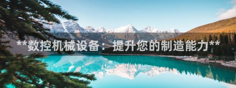 金年会网址导航：**数控机械设备：提升您的制造能力**