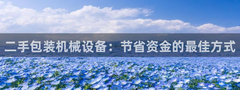 金年会网页版登陆入口：二手包装机械设备：节省资金的最佳方式