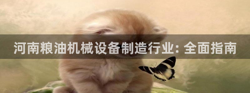 金年会体育app最新官网下载：河南粮油机械设备制造行业: 全面指南
