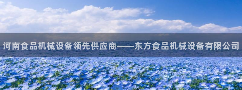 金年会官方下载：河南食品机械设备领先供应商——东方食品机械设备有限公司