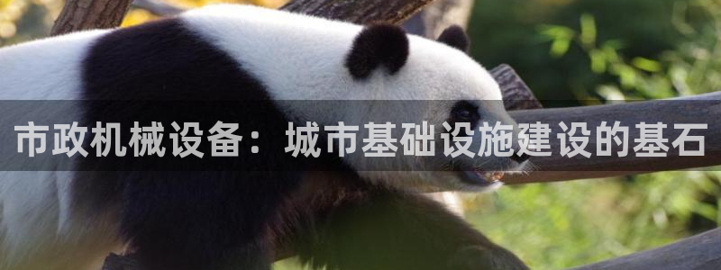 金年会app平台有人玩过吗安全吗：市政机械设备：城市基础设施建设的基石