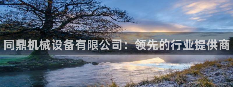金年会网站平台怎么样：同鼎机械设备有限公司：领先的行业提供商