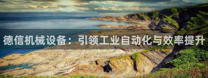 金年会官方在线入口网址是多少：德信机械设备：引领工业自动化与效率提升