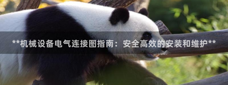金年会体育app网页版官方入口：**机械设备电气连接图指南：安全高效的安装和维护**