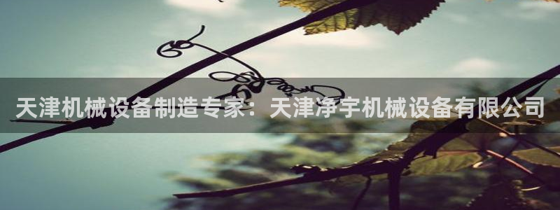 金年会体育苹果下载：天津机械设备制造专家：天津净宇机械设备有限公司
