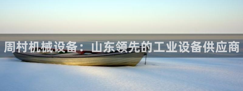 金年会体育app网页版入口：周村机械设备：山东领先的工业设备供应商